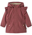 Name It Vinterjakke - NmfSnow05 - Rose Brown m. Flæser Name It Vinterjakke - NmfSnow05 - Rose Brown m. Flæser