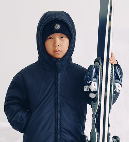 Stone Island Hue - Uld/Viskose - Navy