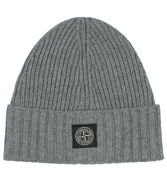 Stone Island Hue - Uld/Viskose - Mørkegråmeleret