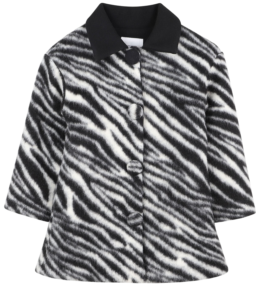 Little Marc Jacobs Mantel - Acryl/Wolle - Schwarz/Weiß - Marc Jacobs - 8 Jahre (128) - Übergangsjacken