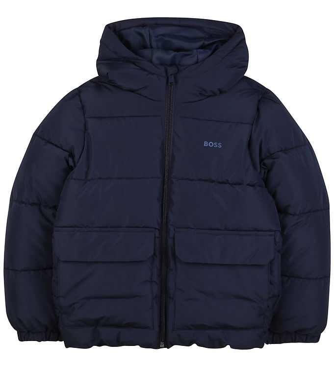 BOSS Dynejakke - Navy