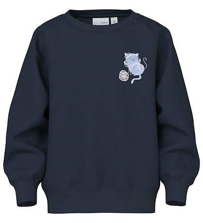 Name It Sweatshirt - NmfVenus - Navy Blazer/Cat Yarn