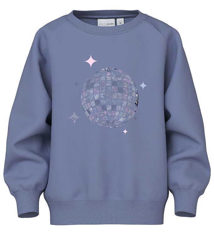 Name It Sweatshirt - NmfVenus - Blue Ice/Discoball