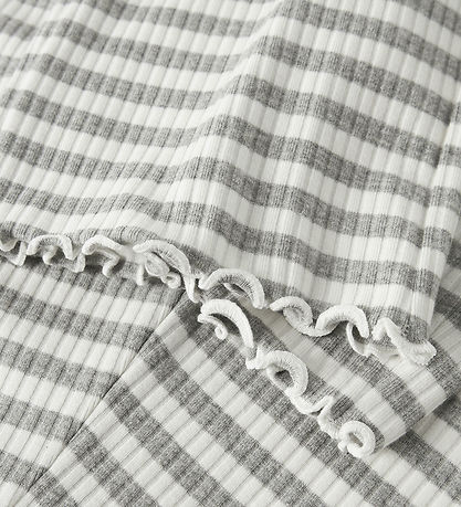 Name It Bukser - NkfVemma - Grey Melange/Cloud Dancer