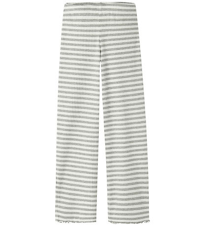 Name It Bukser - NkfVemma - Grey Melange/Cloud Dancer