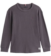 Tommy Hilfiger Bluse - Strik - Washed Black Tommy Hilfiger Bluse - Strik - Washed Black