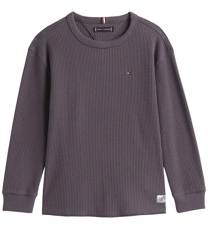 Tommy Hilfiger Bluse - Strik - Washed Black