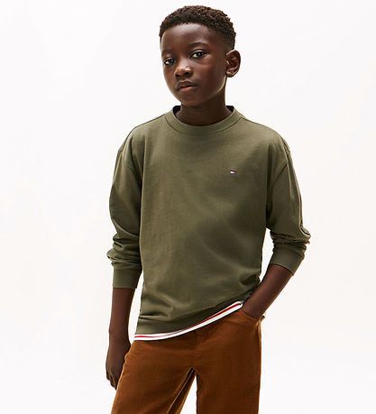 Tommy Hilfiger Bluse - Pewter Green Tommy Hilfiger Bluse - Pewter Green