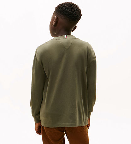 Tommy Hilfiger Bluse - Pewter Green Tommy Hilfiger Bluse - Pewter Green