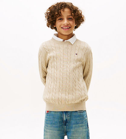 Tommy Hilfiger Bluse - Strick - Malted Milk Heather