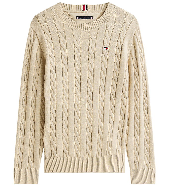 Tommy Hilfiger Bluse - Strik - Malted Milk Heather