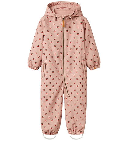 Lil' Atelier Flyverdragt - NmfLasnow10 - AOP - Misty Rose/Cherry Lil' Atelier Flyverdragt - NmfLasnow10 - AOP - Misty Rose/Cherry