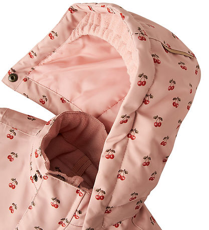 Lil' Atelier Vinterjakke - NmfLasnow10 - Misty Rose/Cherry