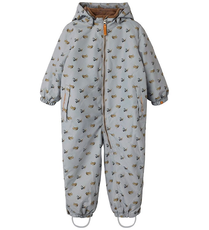 Lil' Atelier Flyverdragt - NmmLasnow10 - Ultimate Grey/Airplanes
