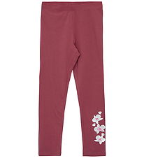 LEGO® Wear Leggings - LwPara - Rosa m. Blomster LEGO® Wear Leggings - LwPara - Rosa m. Blomster