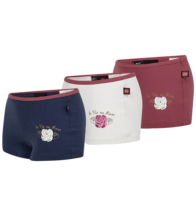 LEGO® Wear Hipsters - 3-pak - LwaVa - Rød