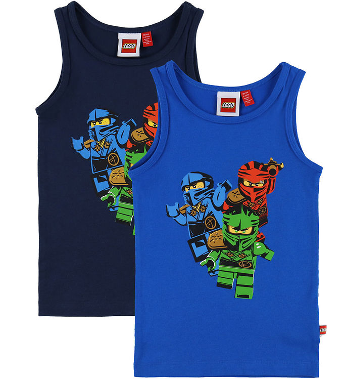 LEGO® Wear Ninjago Undertrøjer - 2-pak - LwaGan - Blå