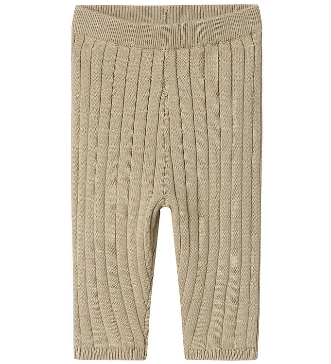 Name It Leggings - Strik - Rib - NbnOmun - Island Fossil