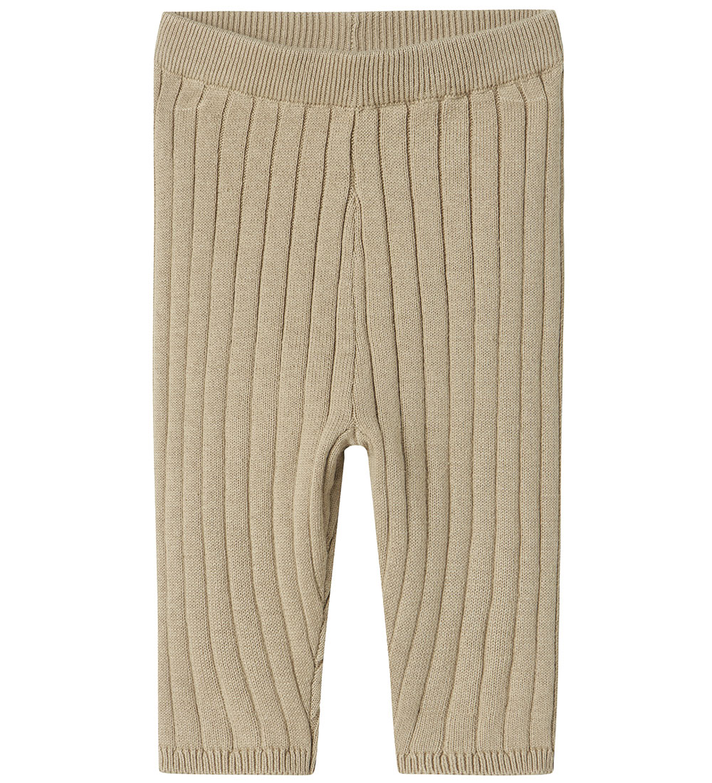 Name It Leggings - Strick - Rib - NbnOmun - Island Fossil - Name It - 68 - Leggings