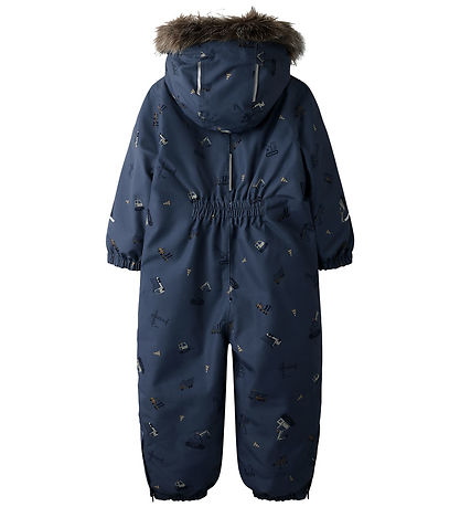 Name It Flyverdragt - NmmSnow10 - Noos - Vintage Indigo/Work Name It Flyverdragt - NmmSnow10 - Noos - Vintage Indigo/Work