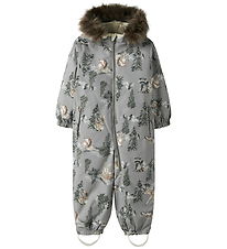 Name It Flyverdragt - NmnSnow10 - Ultimate Grey/Woodland Name It Flyverdragt - NmnSnow10 - Ultimate Grey/Woodland