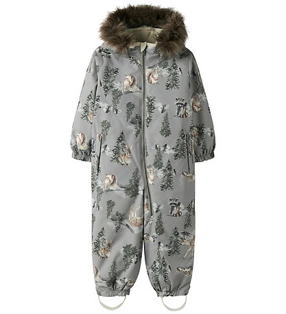 Name It Flyverdragt - NmnSnow10 - Ultimate Grey/Woodland Name It Flyverdragt - NmnSnow10 - Ultimate Grey/Woodland