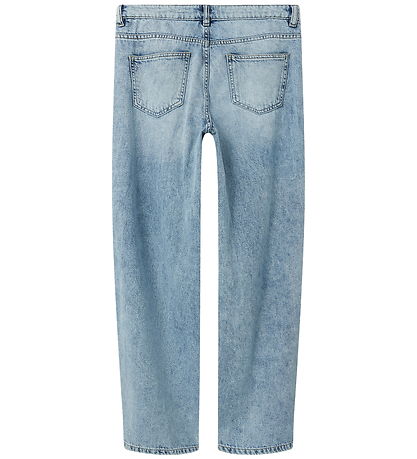LMTD Jeans - NlnBex - Balloon - Medium+ Blue Denim/Washed