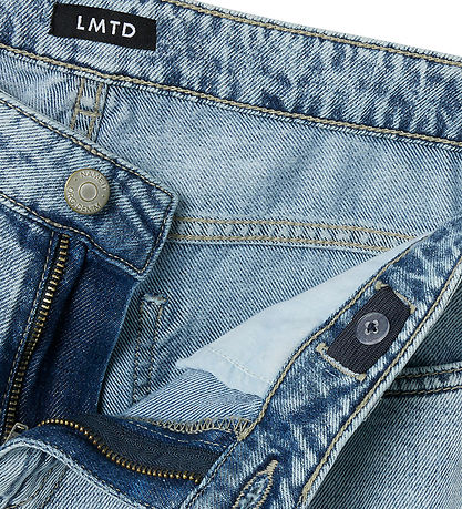 LMTD Jeans - NlnBex - Balloon - Medium+ Blue Denim/Washed