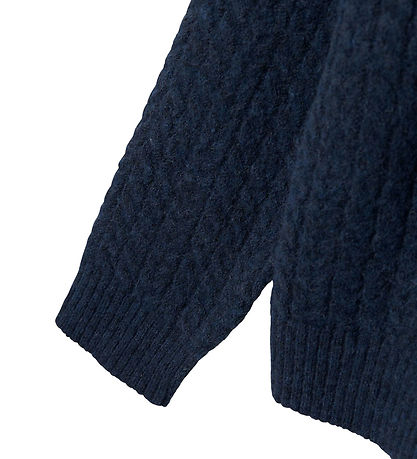 LMTD Bluse - Strik - NlmKave - Navy Blazer