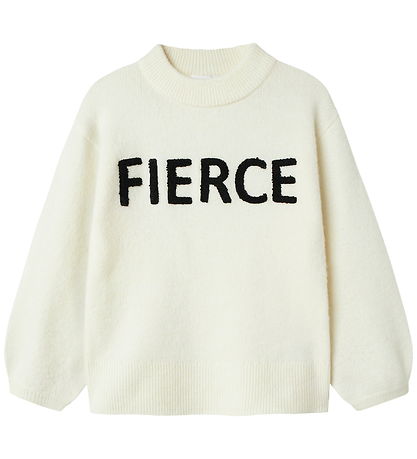 Name It Bluse - Strik - NkfOdessa - Cloud Dancer Name It Bluse - Strik - NkfOdessa - Cloud Dancer