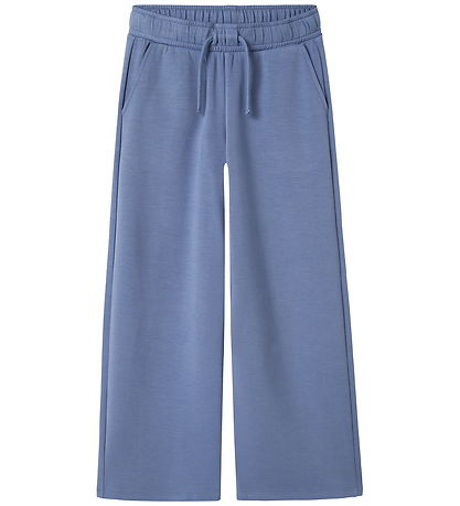Name It Bukser - Wide - NkfOlinda - Blue Ice