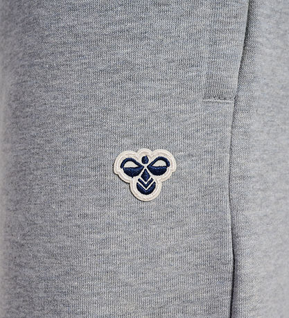 Hummel Sweatpants - HmlJR - Loose - Grey Melange Hummel Sweatpants - HmlJR - Loose - Grey Melange