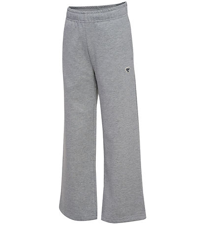 Hummel Sweatpants - HmlJR - Loose - Grey Melange Hummel Sweatpants - HmlJR - Loose - Grey Melange