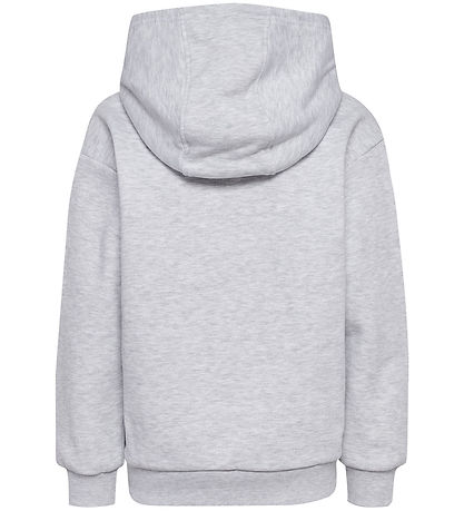 Hummel Hættetrøje - HmlJR - Headball - Light Grey Melange Hummel Hættetrøje - HmlJR - Headball - Light Grey Melange