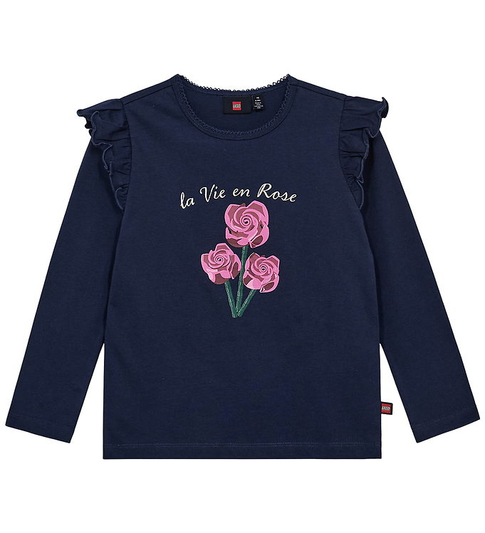 LEGOÂ® Wear Bluse - LwTaja - Mørkeblå m. Blomster