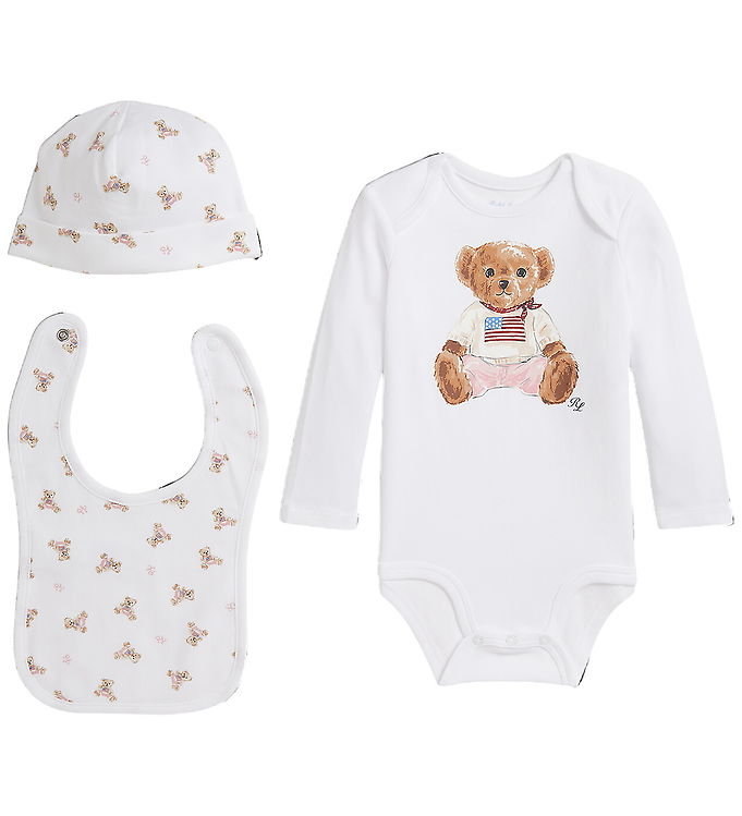 Polo Ralph Lauren Gaveæske - Savlesmæk/Hue/Body l/æ - Hvid/Rosa