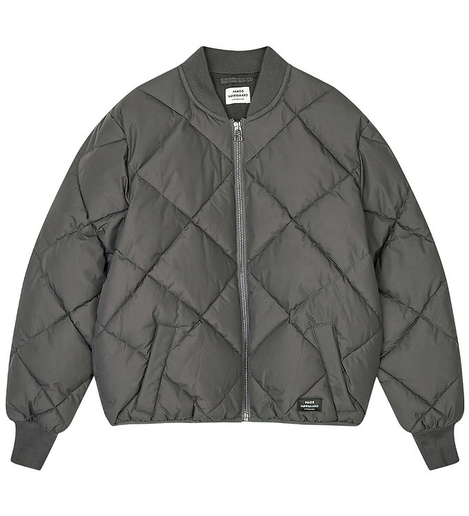 Mads Nørgaard Termojakke - Quiltet - Light Ripstop Harris - Asph