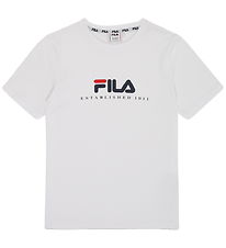 Fila T-shirt - Carisio - Bright White m. Logo Fila T-shirt - Carisio - Bright White m. Logo