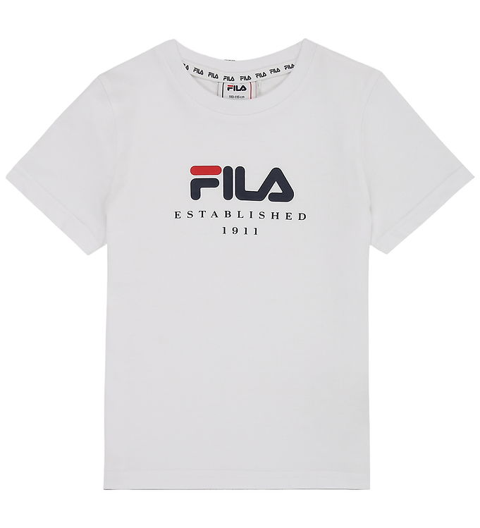 Fila T-shirt - Benna - Bright White m. Logo