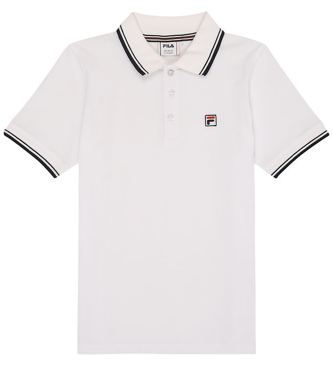 Fila Polo - Piqué - Biella - Bright White m. Logo