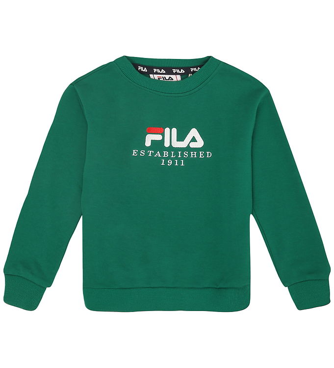 Fila Sweatshirt - Benna - Green Jacket m. Logo