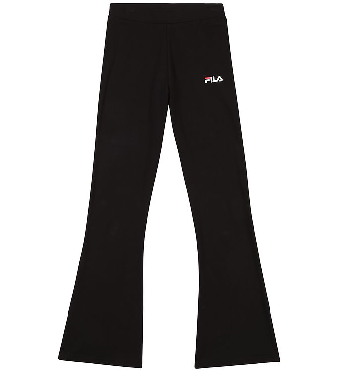 Fila Leggings - Mariette Flared - Sort m. Logo
