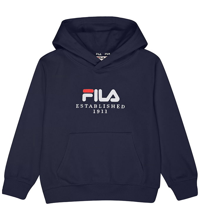 Fila Hættetrøje - Benna - Black Iris m. Logo
