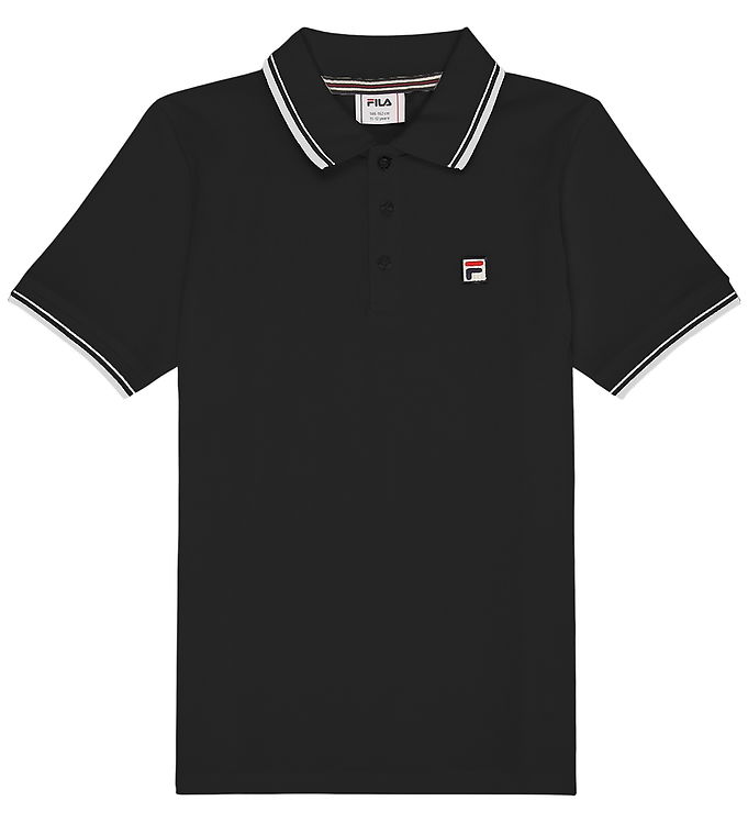 Fila Polo - Piqué - Biella - Sort m. Logo