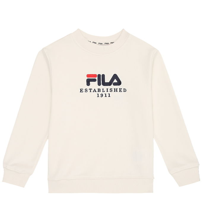 Fila Sweatshirt - Benna - Egret m. Logo
