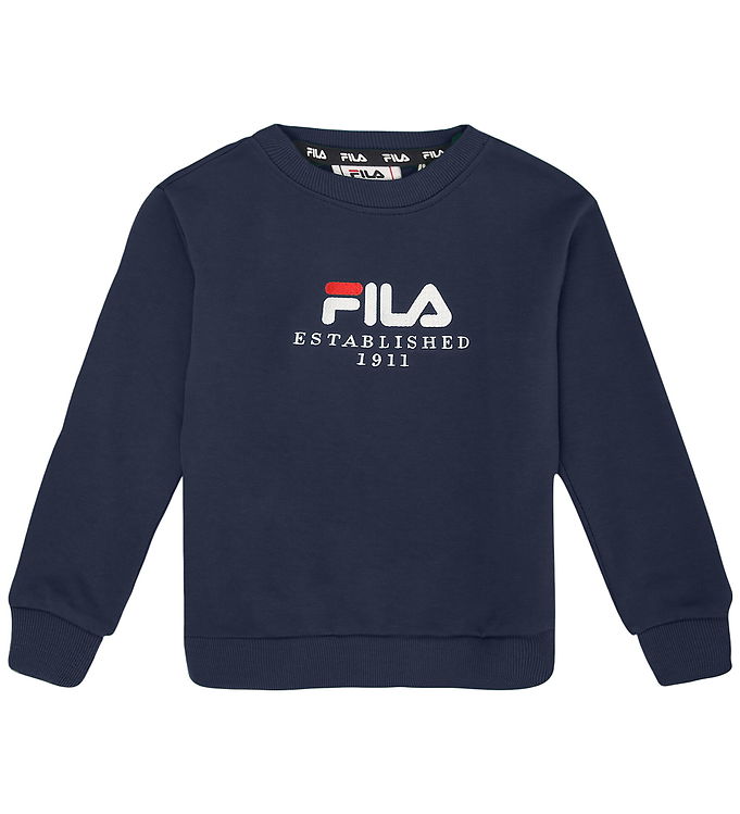 Fila Sweatshirt - Benna - Black Iris m. Logo