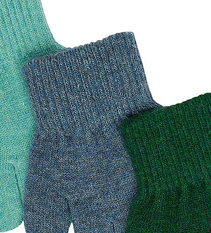 Mikk-Line Gloves - Wool/Polyamide - 3-Pack - Darkest Sprouse Fad