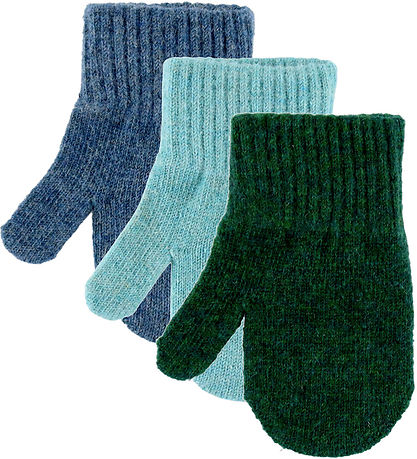 Mikk-Line Luffer - Uld/Polyamid - 3-pak - Darkest Sprouse-Faded  Mikk-Line Luffer - Uld/Polyamid - 3-pak - Darkest Sprouse-Faded