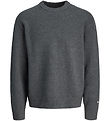 Jack & Jones Bluse - Strik - JorNorrebro - Dark Grey Melange Jack & Jones Bluse - Strik - JorNorrebro - Dark Grey Melange