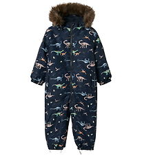 Name It Flyverdragt - Noos - NmmSnow10 - Dark Sapphire/DINO EART Name It Flyverdragt - Noos - NmmSnow10 - Dark Sapphire/DINO EART